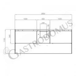 Cappa Snack A Parete Con Motore Full Optional L2600xP1100xH450mm -Vendite GATRODOMUS cappa snack a parete con motore full optional l2600xp1100xh450mm 2