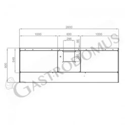Cappa Snack A Parete Con Motore Full Optional L2600xP900xH450mm -Vendite GATRODOMUS cappa snack a parete con motore full optional l2600xp900xh450mm 2