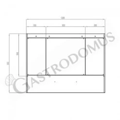 Cappa Snack A Parete Senza Motore L1200xP900xH450mm -Vendite GATRODOMUS cappa snack a parete senza motore l1200xp900xh450mm 2