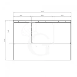 Cappa Snack A Parete Senza Motore L1600xP1100xH450mm -Vendite GATRODOMUS cappa snack a parete senza motore l1600xp1100xh450mm 2