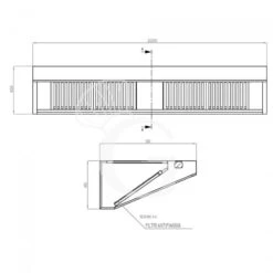 Cappa Snack A Parete Senza Motore L2200xP900xH450mm 9 Cappa Snack A Parete Senza Motore L2200xP900xH450mm -Vendite GATRODOMUS cappa snack a parete senza motore l2200xp900xh450mm 3