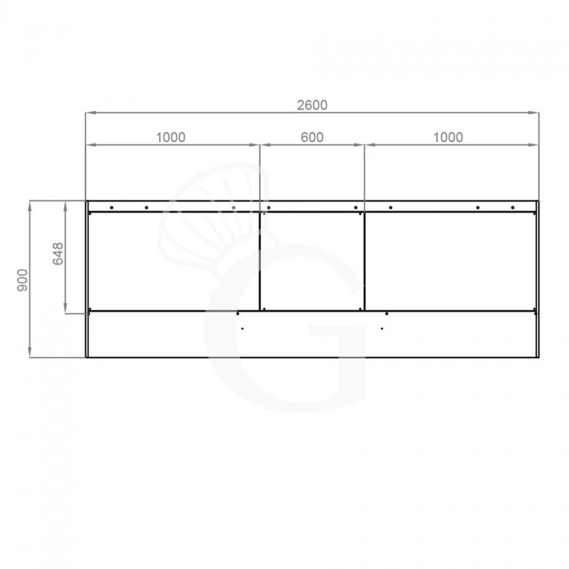 Cappa Snack A Parete Senza Motore L2600xP900xH450mm 5 Cappa Snack A Parete Senza Motore L2600xP900xH450mm - immagine 3