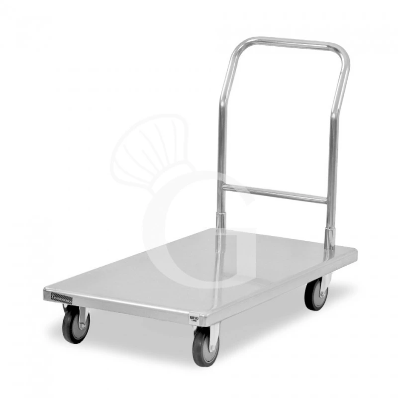 Carrello Acciaio Inox 1 Ripiano L 1090 Mm X P 610 Mm X H 900 Mm Portata 150 Kg 4 Carrello Acciaio Inox 1 Ripiano L 1090 Mm X P 610 Mm X H 900 Mm Portata 150 Kg - immagine 2