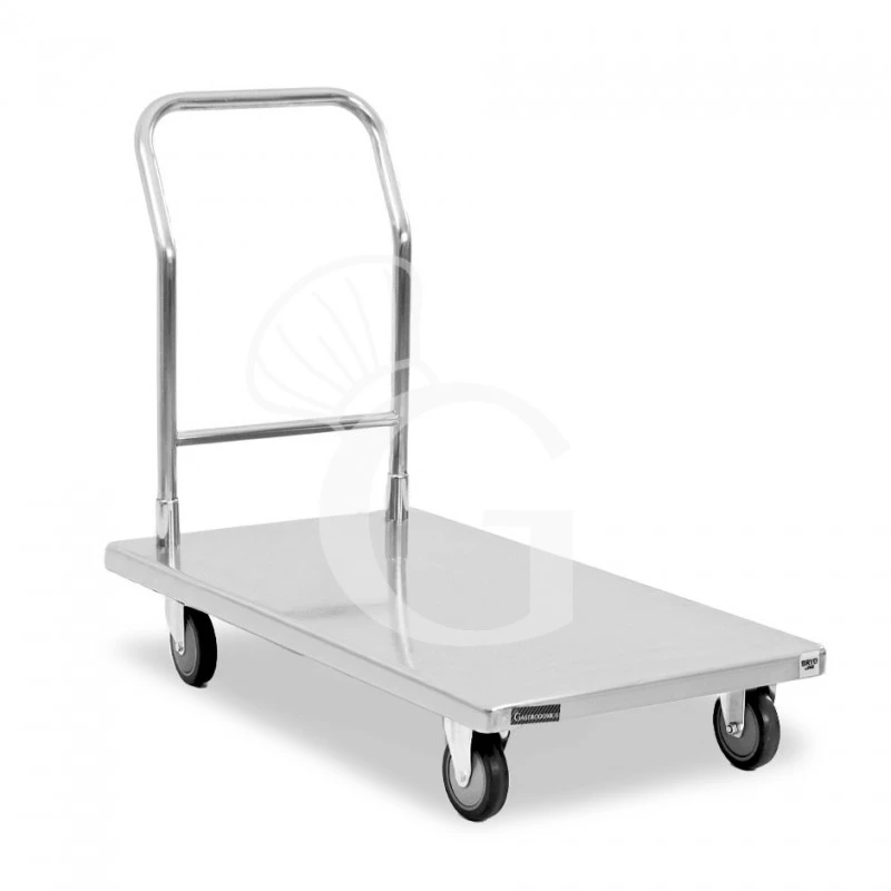 Carrello Acciaio Inox 1 Ripiano L 1090 Mm X P 610 Mm X H 900 Mm Portata 150 Kg 5 Carrello Acciaio Inox 1 Ripiano L 1090 Mm X P 610 Mm X H 900 Mm Portata 150 Kg - immagine 3