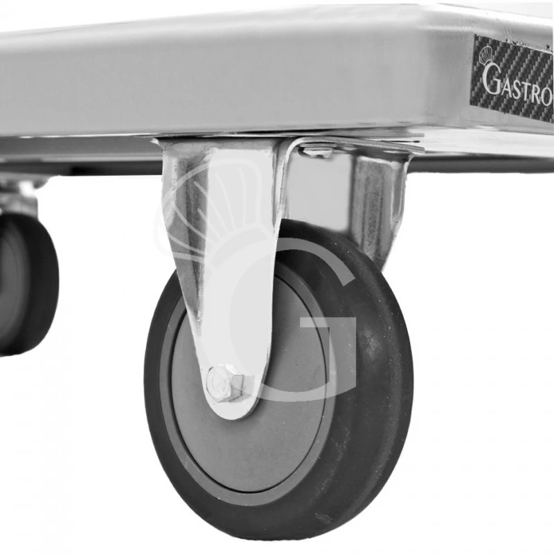 Carrello Acciaio Inox 1 Ripiano L 1090 Mm X P 610 Mm X H 900 Mm Portata 150 Kg 6 Carrello Acciaio Inox 1 Ripiano L 1090 Mm X P 610 Mm X H 900 Mm Portata 150 Kg - immagine 4