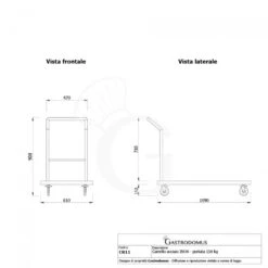 Carrello Acciaio Inox 1 Ripiano L 1090 Mm X P 610 Mm X H 900 Mm Portata 150 Kg 11 Carrello Acciaio Inox 1 Ripiano L 1090 Mm X P 610 Mm X H 900 Mm Portata 150 Kg -Vendite GATRODOMUS carrello acciaio inox 1 ripiano l 1100 mm x p 600 mm x h 1060 mm portata 150 kg 4