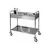 Carrello Di Servizio 1 Vasca In Acciaio Inox Da Sbarazzo L 1010 Mm X P 570 Mm X H 970 Mm -Vendite GATRODOMUS carrello di servizio 1 vasca in acciaio inox da sbarazzo una vasca l 1010 mm x p 570 mm x h 970 mm