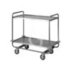 Carrello Di Servizio 2 Piani In Acciaio Inox L 1100 Mm X P 600 Mm X H 1000 Mm