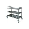Carrello Di Servizio 3 Piani Con Struttura Tubolare In Acciaio Inox L 1100 Mm X P 600 Mm X H 1040 Mm