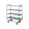 Carrello Di Servizio 4 Piani In Acciaio Inox L 1100 Mm X P 600 Mm X H 1300 Mm 1 Carrello Di Servizio 4 Piani In Acciaio Inox L 1100 Mm X P 600 Mm X H 1300 Mm -Vendite GATRODOMUS carrello di servizio 4 piani in acciaio inox l 1100 mm x p 600 mm x h 1300 mm