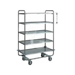 Carrello Di Servizio 5 Piani In Acciaio Inox L 1100 Mm X P 600 Mm X H 1600 Mm 7 Carrello Di Servizio 5 Piani In Acciaio Inox L 1100 Mm X P 600 Mm X H 1600 Mm -Vendite GATRODOMUS carrello di servizio 5 piani in acciaio inox l 1000 mm x p 600 x h 1600 mm 2