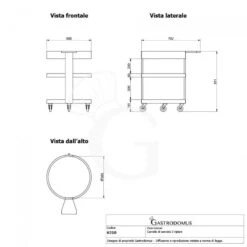 Carrello Di Servizio Colore Wengè Con 3 Piani Multistrato In Legno Rotondi Ø 600 Mm E H 811 Mm 7 Carrello Di Servizio Colore Wengè Con 3 Piani Multistrato In Legno Rotondi Ø 600 Mm E H 811 Mm -Vendite GATRODOMUS carrello di servizio colore wenge con 3 piani multistrato in legno rotondi o 600 mm e h 811 mm 2