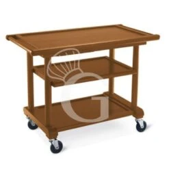 Carrello Di Servizio Con 3 Piani - L 1070 Mm X P 550 Mm X H 820 Mm