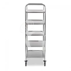 Carrello Di Servizio In Acciaio Inox Con 5 Piani L 1000 Mm X P 600 Mm X H 1500 Mm -Vendite GATRODOMUS carrello di servizio in acciaio inox con 5 piani l 800 mm x p 500 mm x h 1500 mm 2
