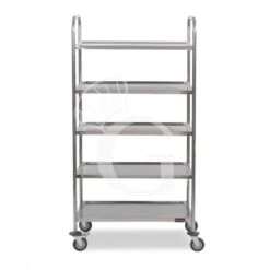 Carrello Di Servizio In Acciaio Inox Con 5 Piani L 1000 Mm X P 600 Mm X H 1500 Mm -Vendite GATRODOMUS carrello di servizio in acciaio inox con 5 piani l 800 mm x p 500 mm x h 1500 mm 4