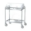 Carrello Di Servizio In Acciaio Inox Con Cupola L 1100 Mm X P 600 Mm X H 1090 Mm -Vendite GATRODOMUS carrello di servizio in acciaio inox con cupola l 1100 mm x p 600 mm x h 1090 mm
