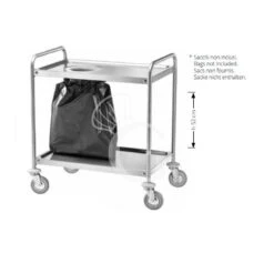 Carrello Di Servizio In Acciaio Inox Con Fori L 1100 Mm X P 600 Mm X H 940 Mm -Vendite GATRODOMUS carrello di servizio in acciaio inox con fori l 1100 mm x p 600 mm x h 940 mm 2