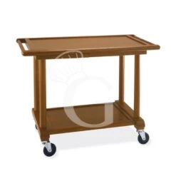 Carrello Di Servizio In Legno Estraibile Senza Cupola - L 1070 Mm X P 550 Mm X H 820 Mm