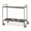 Carrello Di Servizio In Acciaio Inox Con 2 Piani L 1285 Mm X P 690 Mm X H 935 Mm 2 Carrello Di Servizio In Acciaio Inox Con 2 Piani L 1285 Mm X P 690 Mm X H 935 Mm -Vendite GATRODOMUS carrello di servizio inox 2 piani 1285x690mm