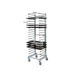 Carrello Inox Portateglie Per 20 Teglie 600 X 400 Mm - L 510 Mm X P 470 Mm X H 1770 Mm 5 Carrello Inox Portateglie Per 20 Teglie 600 X 400 Mm - L 510 Mm X P 470 Mm X H 1770 Mm -Vendite GATRODOMUS carrello inox portateglie per 20 teglie 600 x 400 mm l 510 mm x p 470 mm x h 1770 mm 1