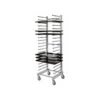 Carrello Inox Portateglie Per 20 Teglie 600 X 400 Mm - L 510 Mm X P 470 Mm X H 1770 Mm -Vendite GATRODOMUS carrello inox portateglie per 20 teglie 600 x 400 mm l 510 mm x p 470 mm x h 1770 mm