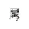 Carrello Inox Portateglie Per 8 Teglie 600 X 400 Mm - L 520 Mm X P 720 Mm X H 940 Mm -Vendite GATRODOMUS carrello inox portateglie per 8 teglie 600 x 400 mm l 520 mm x p 720 mm x h 940 mm