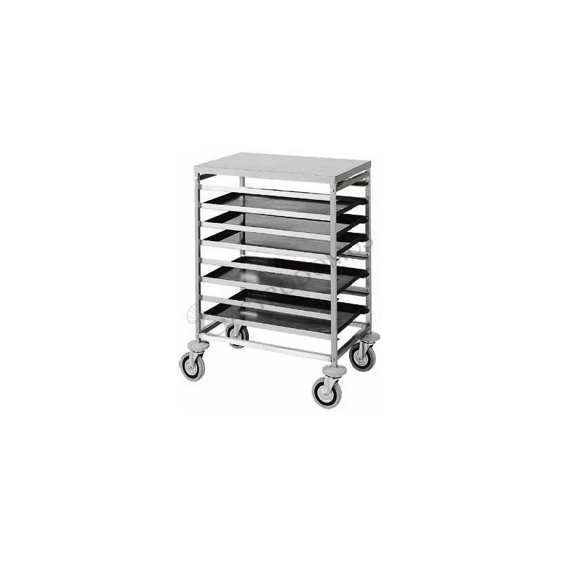 Carrello Inox Portateglie Per 8 Teglie 800 X 600 Mm O 16 Teglie 400 X 600 Mm 3 Carrello Inox Portateglie Per 8 Teglie 800 X 600 Mm O 16 Teglie 400 X 600 Mm