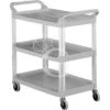 Carrello Multiuso In Plastica 3 Ripiani L 1020 Mm X 500 Mm X 960 Mm -Vendite GATRODOMUS carrello multiuso in plastica l 1020 mm x 500 mm x 960 mm