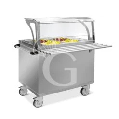 Carrello Neutro Per La Distribuzione Dei Pasti - L 820 Mm X P 940 Mm X H 1330 Mm