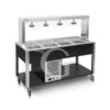 Carrello Per Buffet Caldo Con Parafiato Fisso Temperatura +30°C/+90°C - Nero 1 Carrello Per Buffet Caldo Con Parafiato Fisso Temperatura +30°C/+90°C - Nero -Vendite GATRODOMUS carrello per buffet caldo con parafiato fisso temperatura 30c90c nero