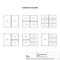 Carrello Portabacinelle 2 GN1/1 - L 770 Mm X P 620 Mm X H 970 Mm -Vendite GATRODOMUS carrello portabacinelle 2 gn 11 l 770 mm x p 620 mm x h 970 mm 1