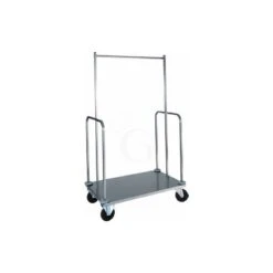 Carrello Portabiti In Acciaio Inox - L 1000 Mm X P 560 Mm X H 1600 Mm