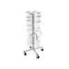 Carrello Portapiatti Con Ruote Per 96 Piatti 250/310 L 700 Mm X P 700 Mm X H 1730 Mm -Vendite GATRODOMUS carrello portapiatti con ruote per 96 piatti 250310 l 700 mm x p 700 mm x h 1730 mm