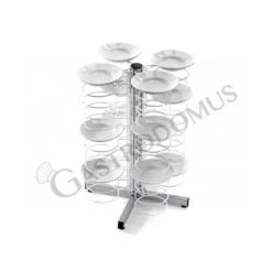 Carrello Portapiatti Da Banco Per 48 Piatti 180/230 L 600 Mm X P 600 Mm X H 830 Mm -Vendite GATRODOMUS carrello portapiatti da banco per 48 piatti 180230 l 600 mm x p 600 mm x h 830 mm 1