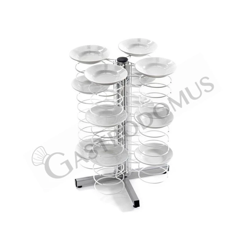 Carrello Portapiatti Da Banco Per 48 Piatti 250/310 L 700 Mm X P 700 Mm X H 830 Mm 3 Carrello Portapiatti Da Banco Per 48 Piatti 250/310 L 700 Mm X P 700 Mm X H 830 Mm