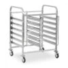 Carrello Portateglie Doppio Per 6+6 Teglie GN1/1 - L 750 Mm X P 555 Mm X H 990 Mm 1 Carrello Portateglie Doppio Per 6+6 Teglie GN1/1 - L 750 Mm X P 555 Mm X H 990 Mm -Vendite GATRODOMUS carrello portateglie doppio per 66 teglie gn11 l 750 mm x p 555 mm x h 990 mm