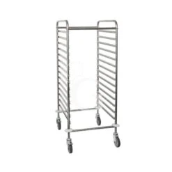 Carrello Portateglie Per 14 Teglie GN2/1 - L 750 Mm X P 550 Mm X H 1450 Mm
