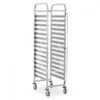 Carrello Portateglie Per 15 Teglie GN1/1 - L 405 Mm X P 555 Mm X H 1720 Mm -Vendite GATRODOMUS carrello portateglie per 15 teglie gn11 l 405 mm x p 555 mm x h 1720 mm