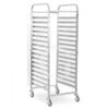 Carrello Portateglie Per 16 Teglie GN2/1 - L 590 Mm X P 670 Mm X H 1720 Mm -Vendite GATRODOMUS carrello portateglie per 16 teglie gn21 l 590 mm x p 670 mm x h 1720 mm