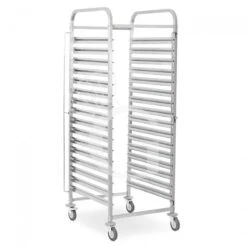 Carrello Portateglie Per 16 Teglie GN2/1 - L 590 Mm X P 670 Mm X H 1720 Mm