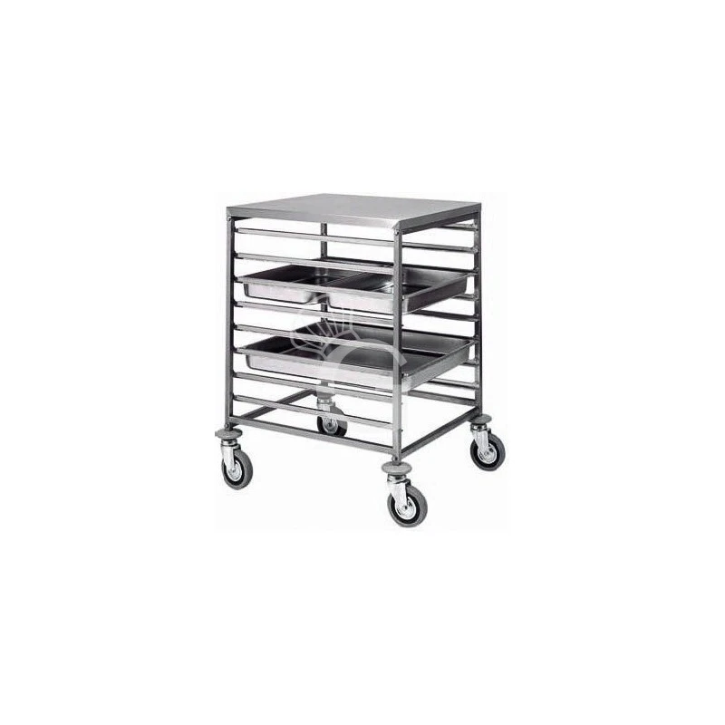 Carrello Portateglie Per 8 Teglie GN2/1 O 16 Teglie GN1/1 - L 650 Mm X P 760 Mm X H 940 Mm 3 Carrello Portateglie Per 8 Teglie GN2/1 O 16 Teglie GN1/1 - L 650 Mm X P 760 Mm X H 940 Mm