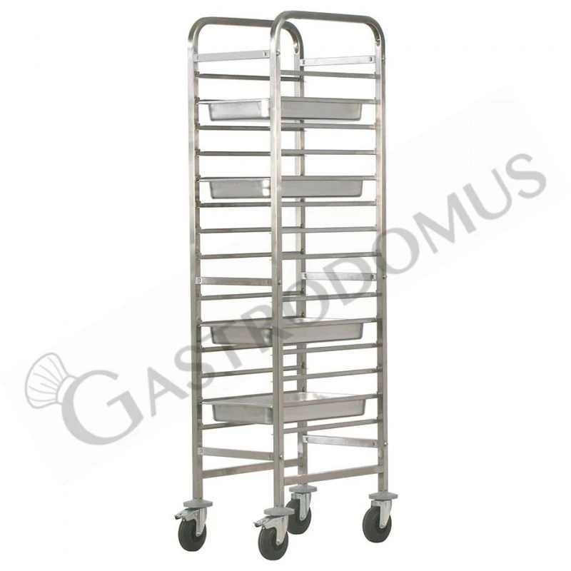 Carrello Portateglie Per 14 Teglie GN1/1 - L 460 Mm X P 620 Mm X H 1820 Mm 4 Carrello Portateglie Per 14 Teglie GN1/1 - L 460 Mm X P 620 Mm X H 1820 Mm - immagine 2