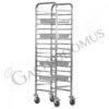 Carrello Portateglie Per 14 Teglie GN1/1 - L 460 Mm X P 620 Mm X H 1820 Mm 1 Carrello Portateglie Per 14 Teglie GN1/1 - L 460 Mm X P 620 Mm X H 1820 Mm -Vendite GATRODOMUS carrello portateglie rinforzato per serie gn11 l 460 mm x p 620 mm x h 1820 mm