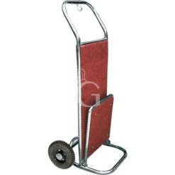 Carrello Portavaligie In Acciaio Inox A Due Ruote