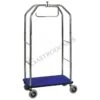 Carrello Portavaligie Con Appendiabiti In Acciaio Cromato - L 950 Mm X P 550 Mm X H 1900 Mm 2 Carrello Portavaligie Con Appendiabiti In Acciaio Cromato - L 950 Mm X P 550 Mm X H 1900 Mm -Vendite GATRODOMUS carrello portavaligie con appendiabiti in acciaio cromato l 950 mm x p 550 mm x 1900 mm