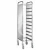 Carrello Portavassoi Con Pannelli Laterali Inox Per 10 Vassoi GN1/1 - L 450 Mm X P 620 Mm X H 1750 Mm 2 Carrello Portavassoi Con Pannelli Laterali Inox Per 10 Vassoi GN1/1 - L 450 Mm X P 620 Mm X H 1750 Mm -Vendite GATRODOMUS carrello portavassoi con pannelli laterali inox per 10 vassoi gn11 l 450 mm x p 620 mm x h 1750 mm