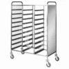 Carrello Portavassoi Con Pannelli Laterali Inox Per 30 Vassoi GN1/1 - L 1170 Mm X P 620 Mm X H 1750 Mm 2 Carrello Portavassoi Con Pannelli Laterali Inox Per 30 Vassoi GN1/1 - L 1170 Mm X P 620 Mm X H 1750 Mm -Vendite GATRODOMUS carrello portavassoi con pannelli laterali inox per 30 vassoi gn11 l 1170 mm x p 620 mm x h 1750 mm