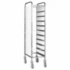 Carrello Portavassoi Con Pannelli Laterali Per 10 Vassoi GN1/1 - L 450 Mm X P 620 Mm X H 1750 Mm -Vendite GATRODOMUS carrello portavassoi con pannelli laterali per 10 vassoi gn11 l 450 mm x p 620 mm x h 1750 mm