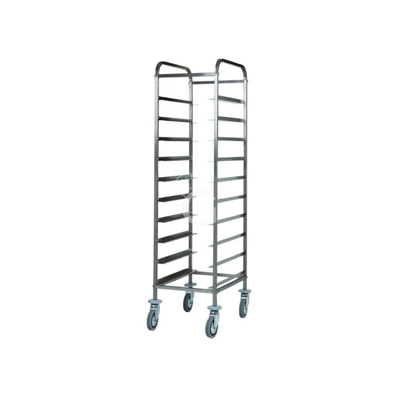 Carrello Portavassoi Con Telaio Rinfrozato Per 10 Vassoi GN1/1 - L 380 Mm X P 620 Mm X H 1750 Mm 4 Carrello Portavassoi Con Telaio Rinfrozato Per 10 Vassoi GN1/1 - L 380 Mm X P 620 Mm X H 1750 Mm - immagine 2