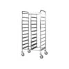 Carrello Portavassoi In Inox Per 20 Vassoi GN1/1 - L 740 Mm X P 620 Mm X H 1750 Mm 2 Carrello Portavassoi In Inox Per 20 Vassoi GN1/1 - L 740 Mm X P 620 Mm X H 1750 Mm -Vendite GATRODOMUS carrello portavassoi in inox per 20 vassoi l 740 mm x p 620 mm x h 1750 mm